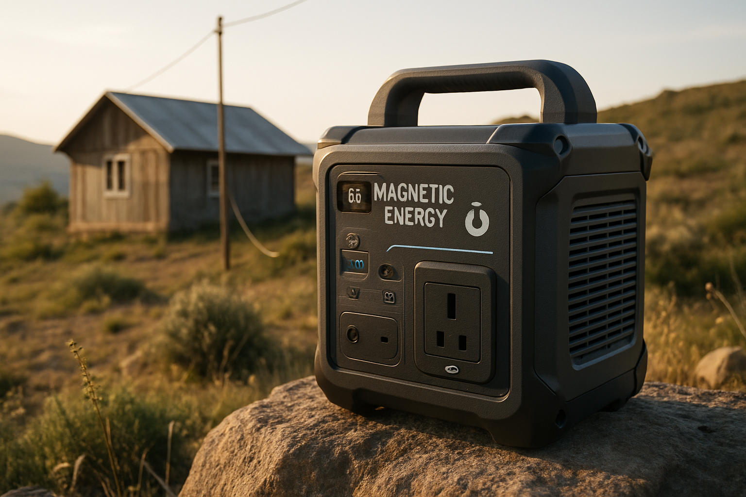 Energía magnética portátil: la solución flexible para hogares en zonas remotas