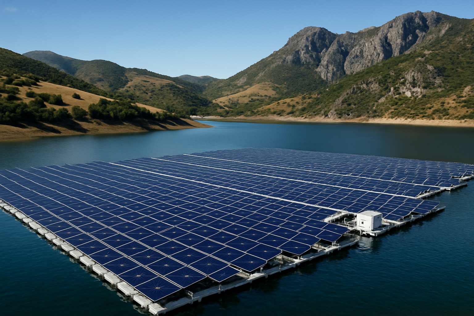 España impulsa paneles solares flotantes para superar obstáculos geográficos