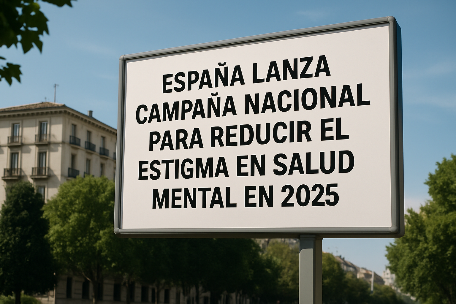 España lanza campaña nacional para reducir el estigma en salud mental en 2025